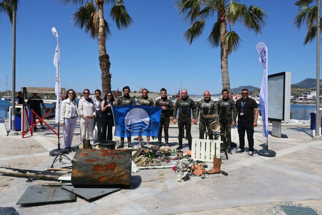 Bodrum Yaz Sezonuna Hazırlanıyor: Deniz Dibi Temizliği Kumbahçe’de Başladı 5